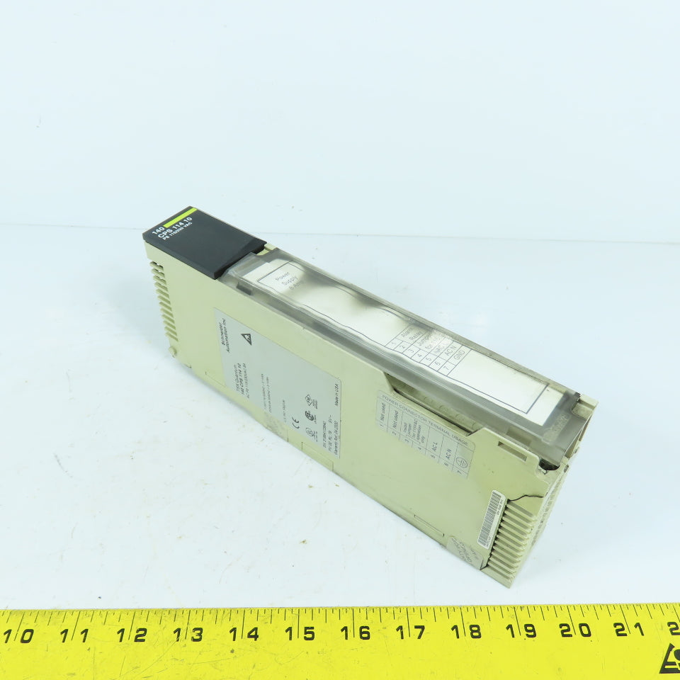 Schneider 140 CPS 114 10 TSX Quantum AC PS 115/230VAC 8A Power Supply Module