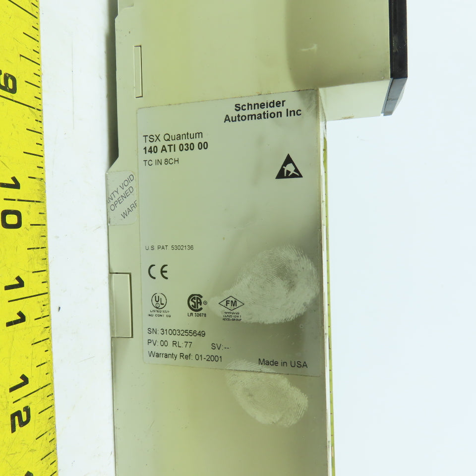 Schneider 140 ATI 030 00 TSX Quantum TC IN 8CH Thermocouple Input Module