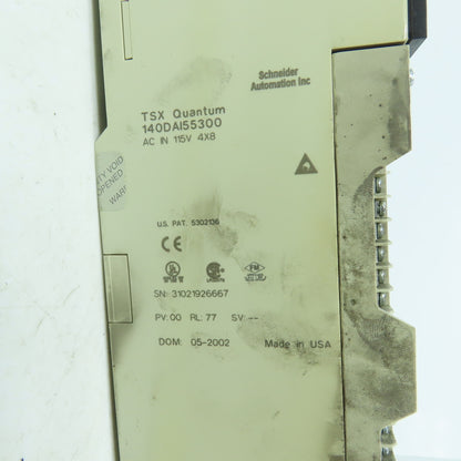 Schneider 140 DAI 553 00 TSX Quantum AC IN 115V 4X8 Input Module