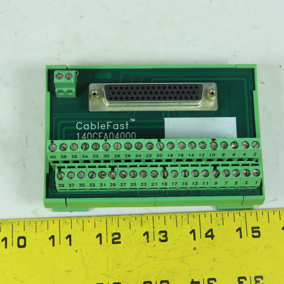 Schneider 140 CFA 040 00 CableFast Univ Block 150V 0.8A Terminal Block