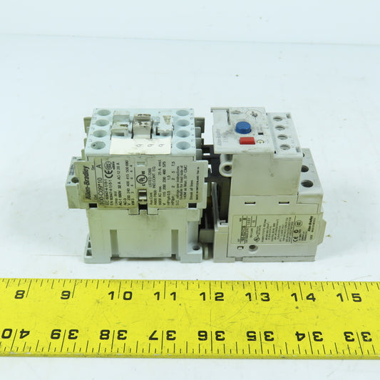 Allen-Bradley 100-C09*10 IEC Contactor W/ 193-ED1CB E1 Plus Overload 1.0-5.0A