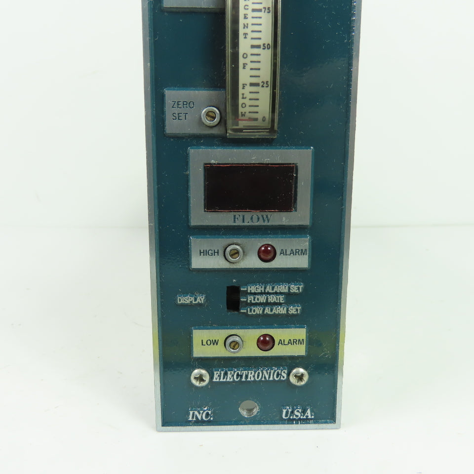 Electronics Inc. 999051 260-P Blast Shot Peening Flow Control Meter 120VAC 0.4A