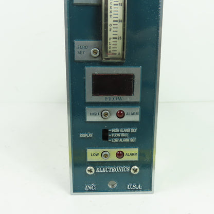 Electronics Inc. 999051 260-P Blast Shot Peening Flow Control Meter 120VAC 0.4A