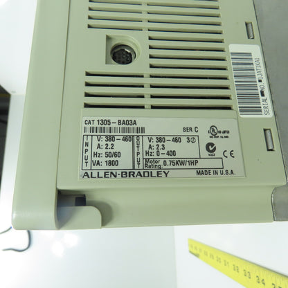 Allen-Bradley 1305-BA03A 1HP 0.75kW AC Variable Frequency Drive 380-460V