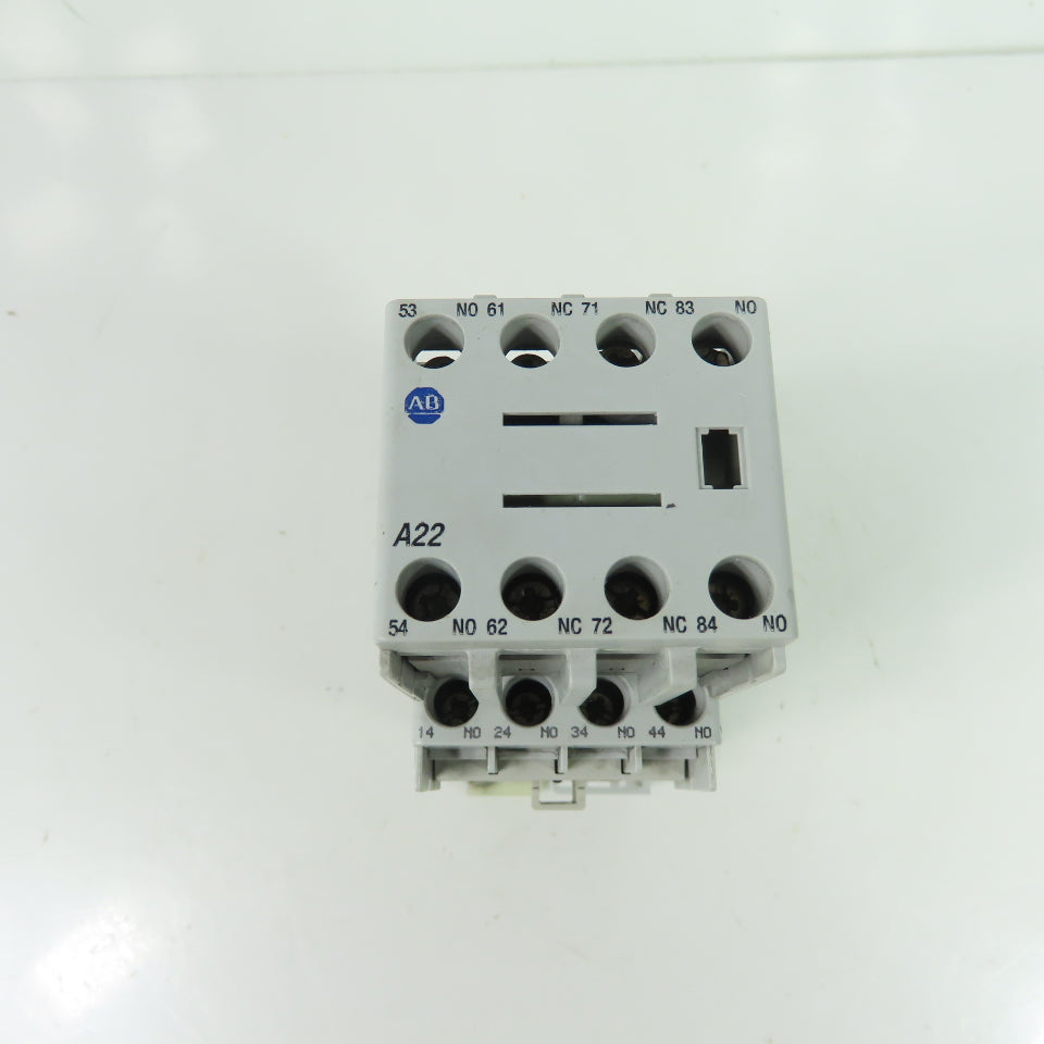 Allen-Bradley 700-CF400D* IEC Control Relay 24VDC Coil 4-Pole W/ 100-F Auxiliary