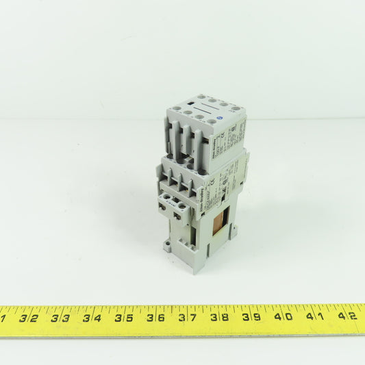 Allen-Bradley 700-CF400D* IEC Control Relay 24VDC Coil 4-Pole W/ 100-F Auxiliary