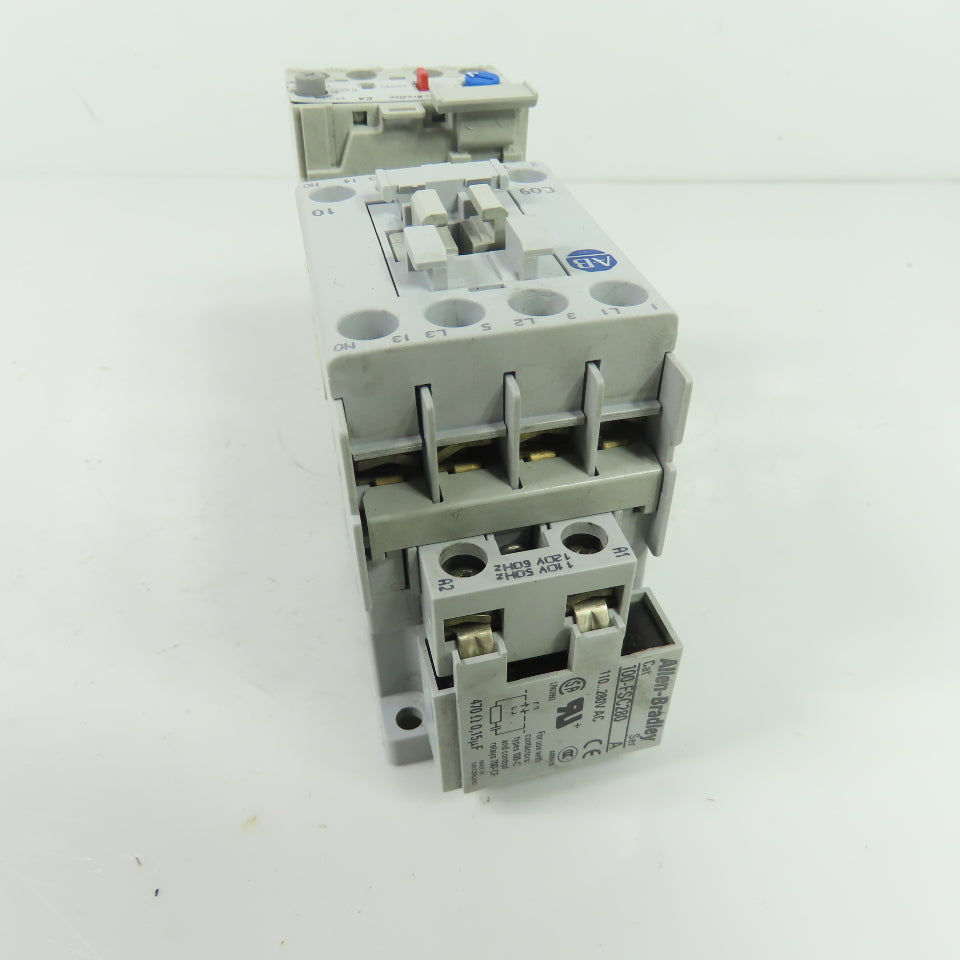 Allen-Bradley 100-C09*10 Contactor 600V 25A W/ 193-EA2CB0.32-1.0A Overload Relay