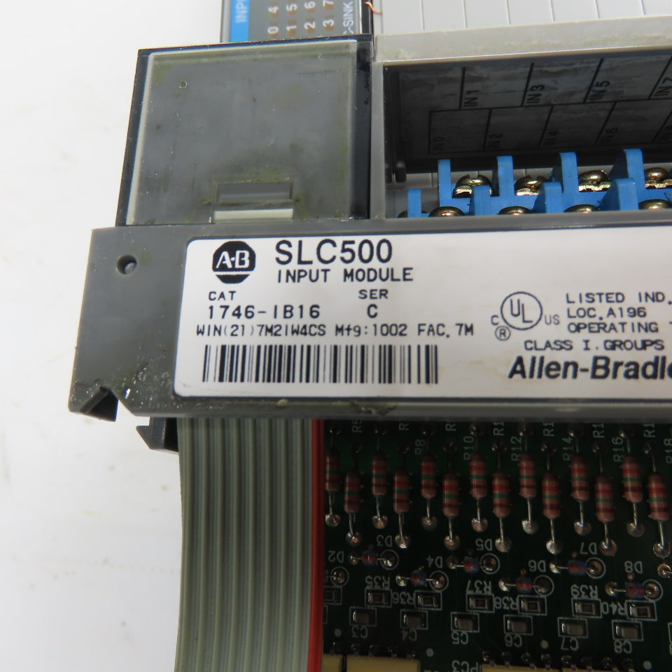 Allen-Bradley 1746-A13 SLC 500 13-Slot Rack W/ 1746-P4 & Input/Output Cards