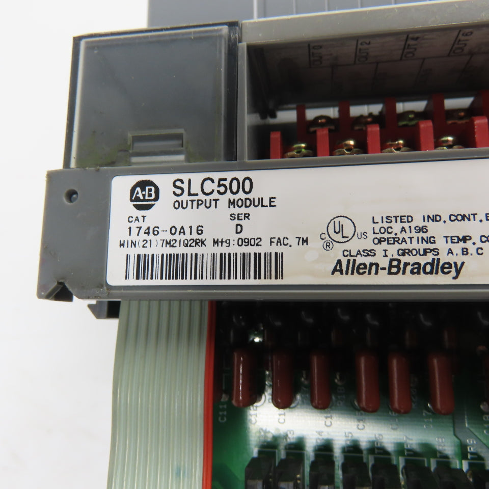 Allen-Bradley 1746-A13 SLC 500 13-Slot Rack W/ 1746-P4 & Input/Output Cards