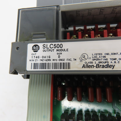 Allen-Bradley 1746-A13 SLC 500 13-Slot Rack W/ 1746-P4 & Input/Output Cards