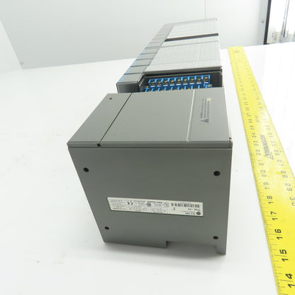 Allen-Bradley 1746-A13 SLC 500 13-Slot Rack W/ 1746-P4 & Input/Output Cards
