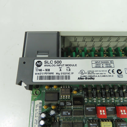 Allen-Bradley 1746-NI8 SLC 500 Ser A FRM 1.0 Analog Input Module 8-Point