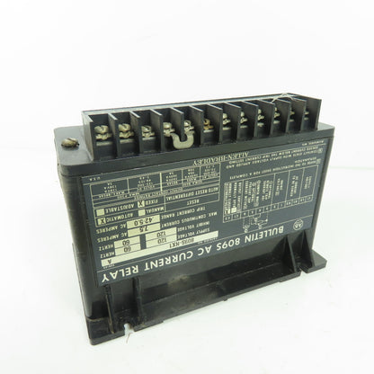 Allen-Bradley 809S-NX1 Bulletin 809S AC Current Relay 120V 0.42-5.0A Ser A