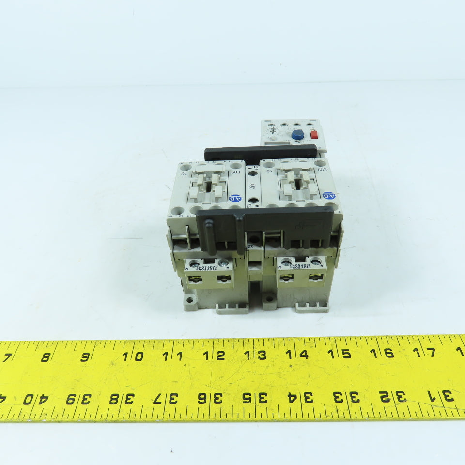 Allen-Bradley 104-C09D22 Reversing Starter 120V Coil 3.2-16A 193-ED1DB Overload