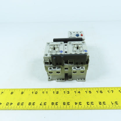 Allen-Bradley 104-C09D22 Reversing Starter 120V Coil 3.2-16A 193-ED1DB Overload