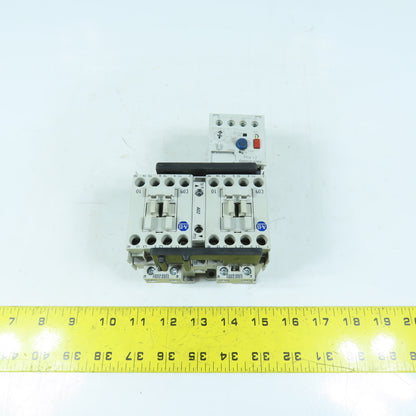 Allen-Bradley 104-C09D22 Reversing Starter 120V Coil 3.2-16A 193-ED1DB Overload