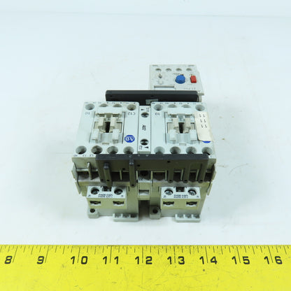 Allen-Bradley 104-C12D22 Reversing Starter 120V Coil 3.2-16A 193-EEDB Overload