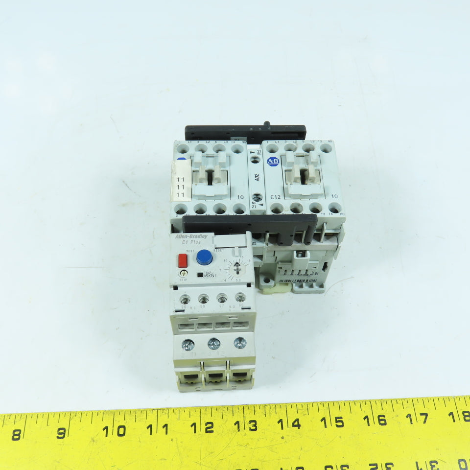 Allen-Bradley 104-C12D22 Reversing Starter 120V Coil 3.2-16A 193-EEDB Overload