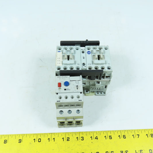 Allen-Bradley 104-C12D22 Reversing Starter 120V Coil 3.2-16A 193-EEDB Overload