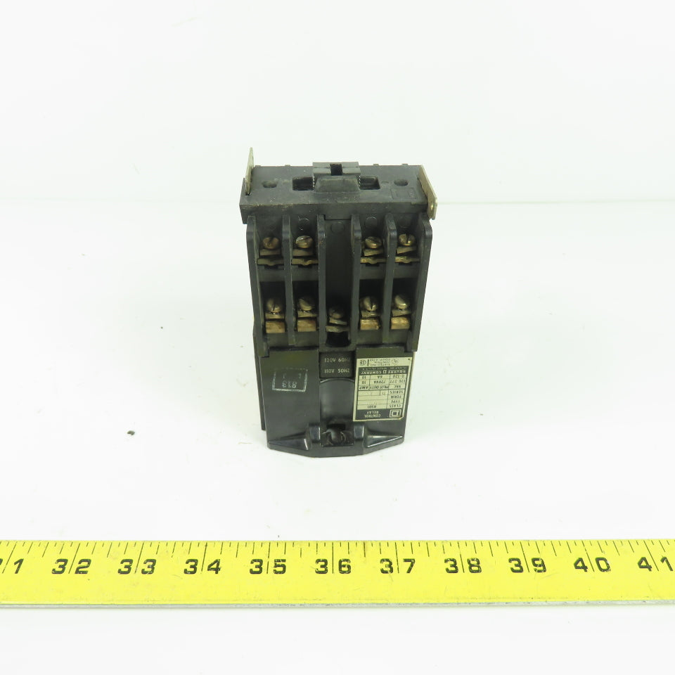Square D 8501 G0-80 Type G 8-Pole Industrial Control Relay 110/120V Coil