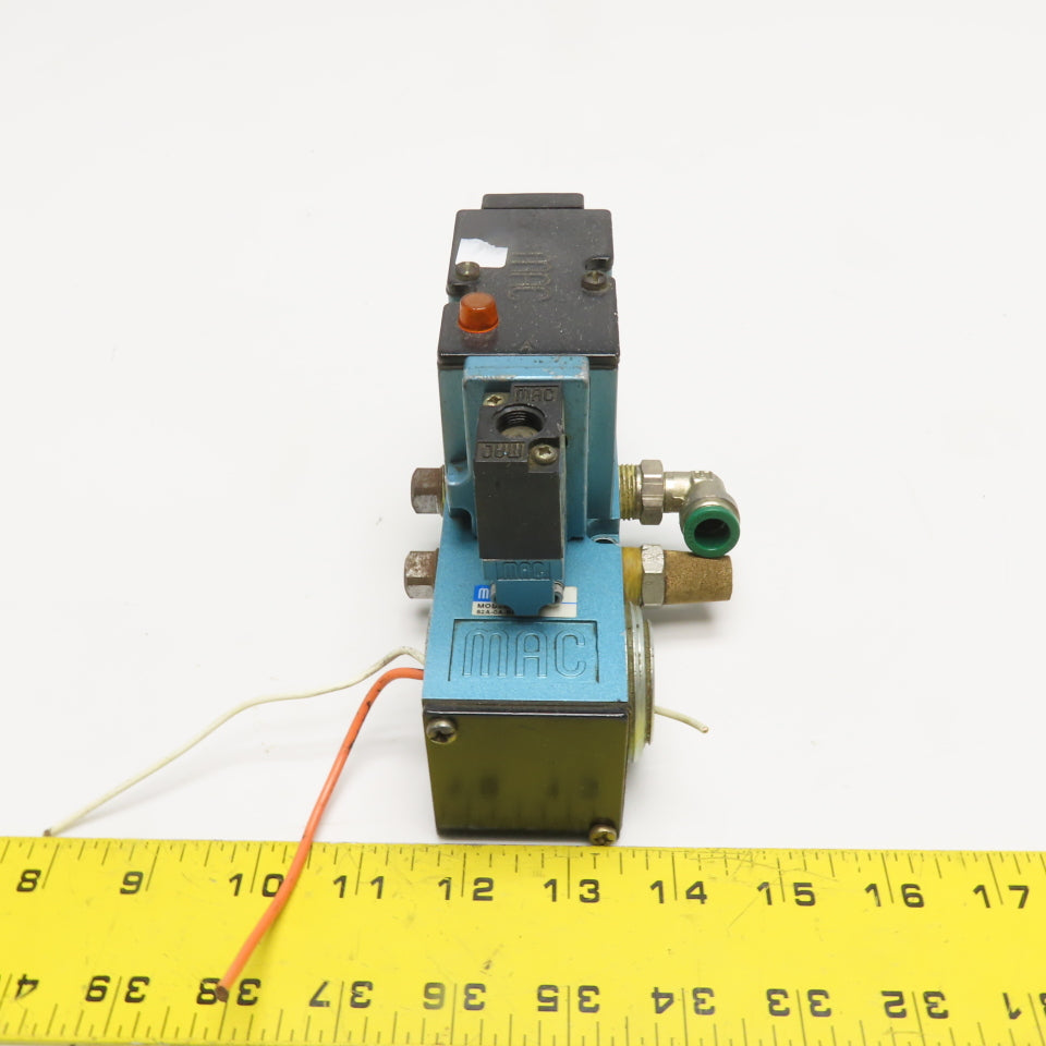 MAC 82A-AC-BKA-TM-DAAP-4DA Solenoid Pneumatic Valve 120V 5.4W 25-150 PSI