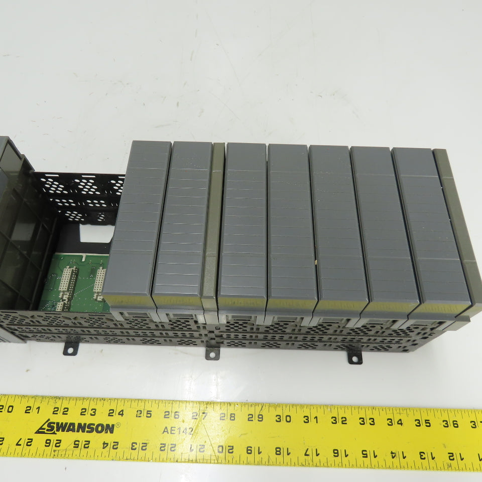 Allen-Bradley 1746-A10 SLC 500 10-Slot Rack W/ 1746-P2 Power Supply