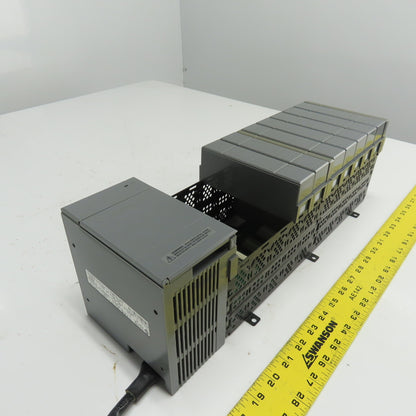 Allen-Bradley 1746-A10 SLC 500 10-Slot Rack W/ 1746-P2 Power Supply