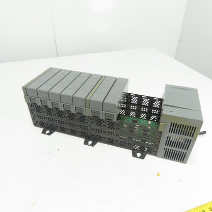 Allen-Bradley 1746-A10 SLC 500 10-Slot Rack W/ 1746-P2 Power Supply