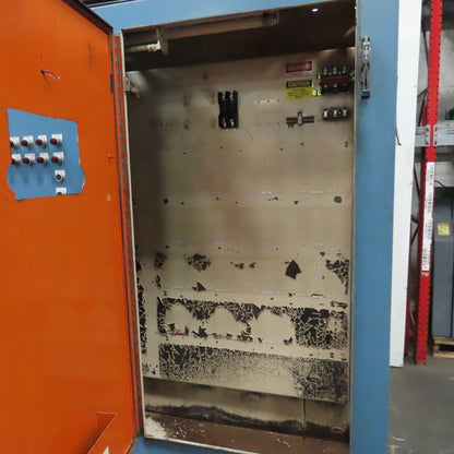 126" x 20" x 84" 4-Door Free Standing Electrical Enclosure W/ Backplate