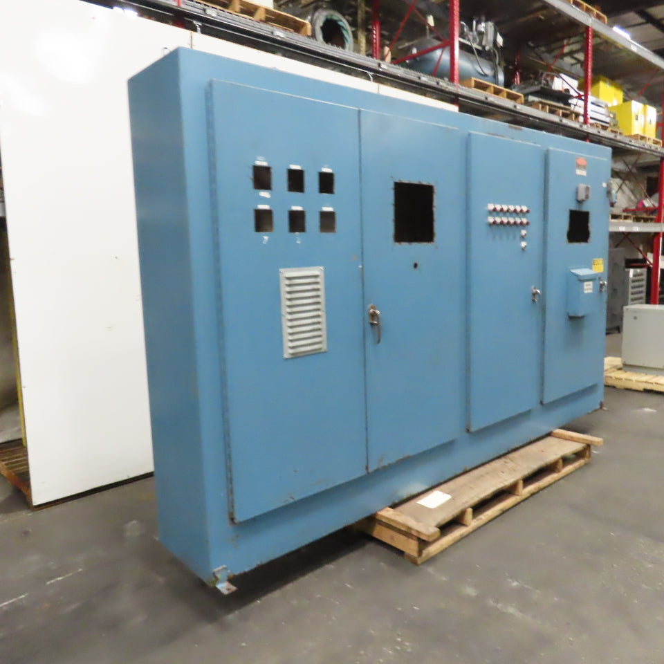 126" x 20" x 84" 4-Door Free Standing Electrical Enclosure W/ Backplate