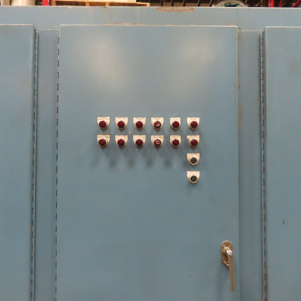 126" x 20" x 84" 4-Door Free Standing Electrical Enclosure W/ Backplate