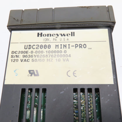 Honeywell UDC2000 MINI-PRO Digital Controller 120VAC 50/60Hz 10VA