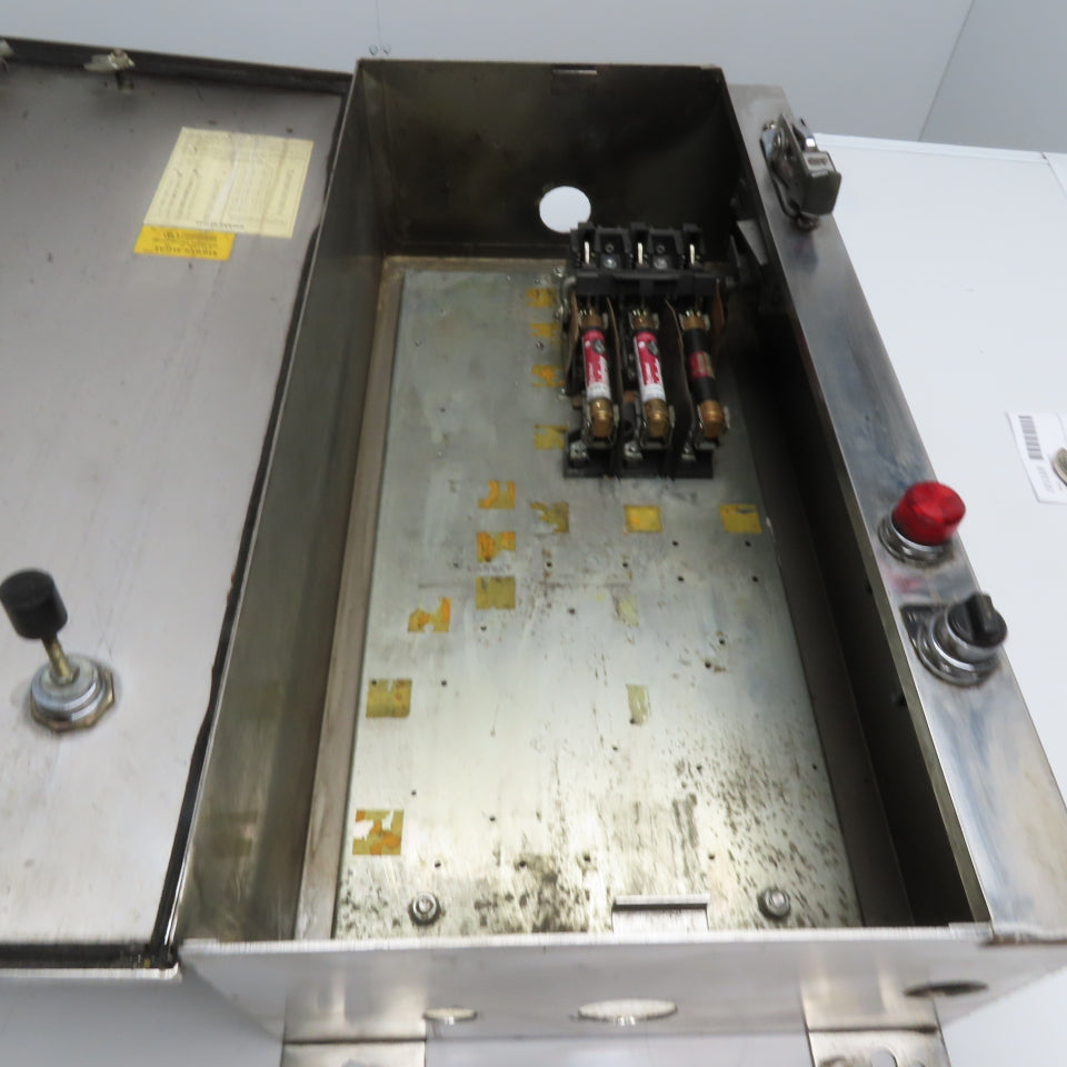 Cutler-Hammer H 401147 Stainless Steel Enclosure Only Combo Starter