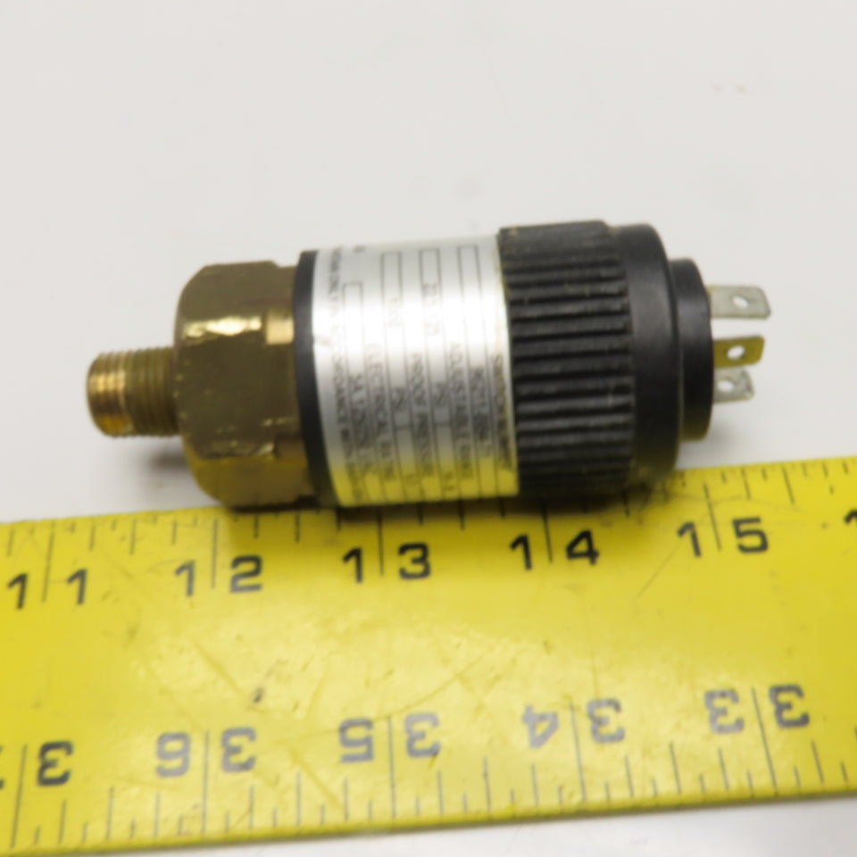Barksdale 96211-BB4-T1 Adjustable Pressure Switch 22.5-125 PSI 5A 125/250 VAC