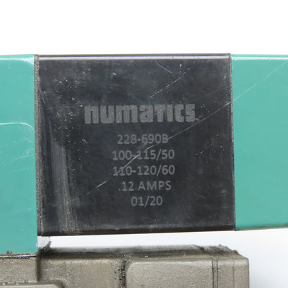 Numatics 152SA400K000030 Single Solenoid Pneumatic Valve 110-120V 50/60Hz