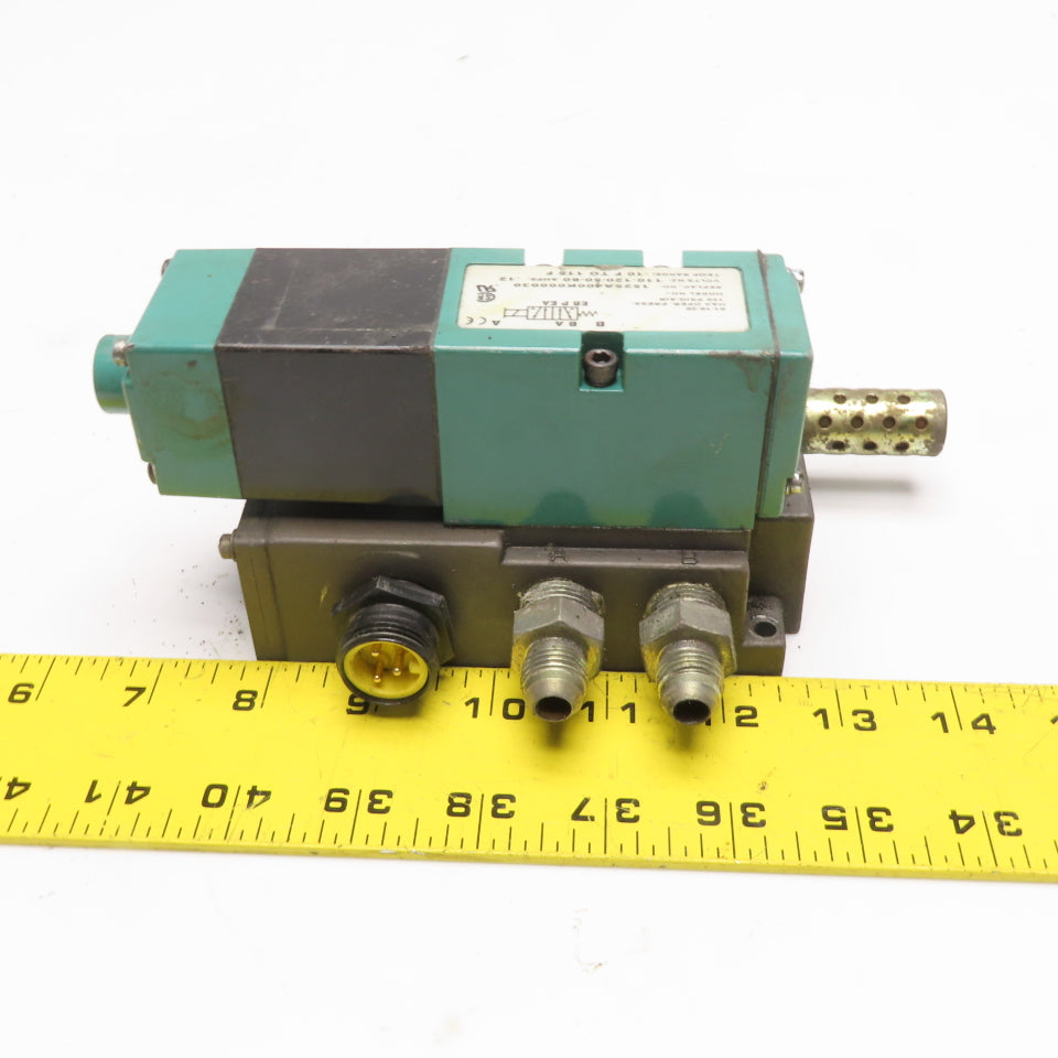 Numatics 152SA400K000030 Single Solenoid Pneumatic Valve 110-120V 50/60Hz