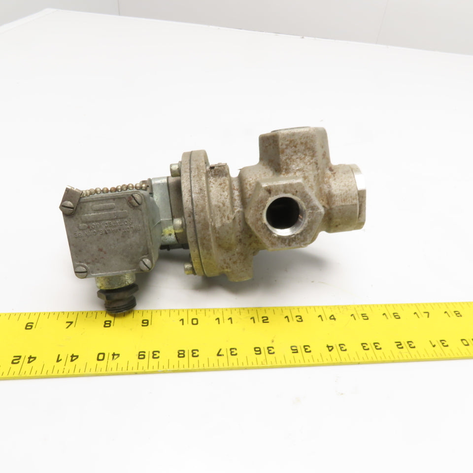 Parker Schrader Bellows N3156804553 Pneumatic Solenoid Pilot Valve 140 PSI Max