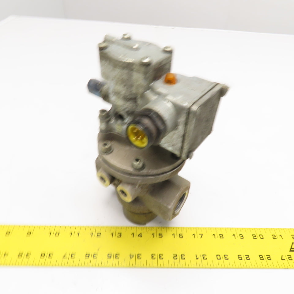Parker Schrader Bellows N3156804553 Pneumatic Solenoid Pilot Valve 140 PSI Max