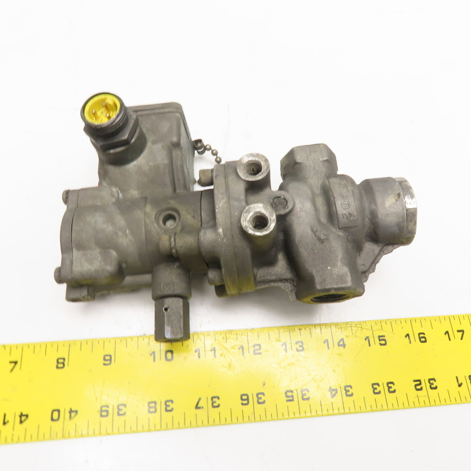 Parker K065303553 Pneumatic Solenoid Pilot Operated Control Valve 120VAC