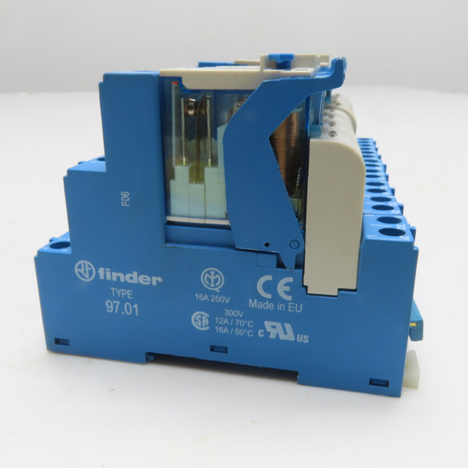 Finder 46.61.9.024.0040 8-Pole Relay Interface Module 24VDC 16A