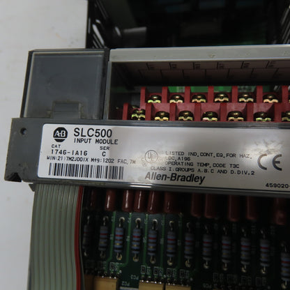 Allen-Bradley 1746-A13 SLC 500 13-Slot Chassis W/ 1746-P4 And I/O Modules