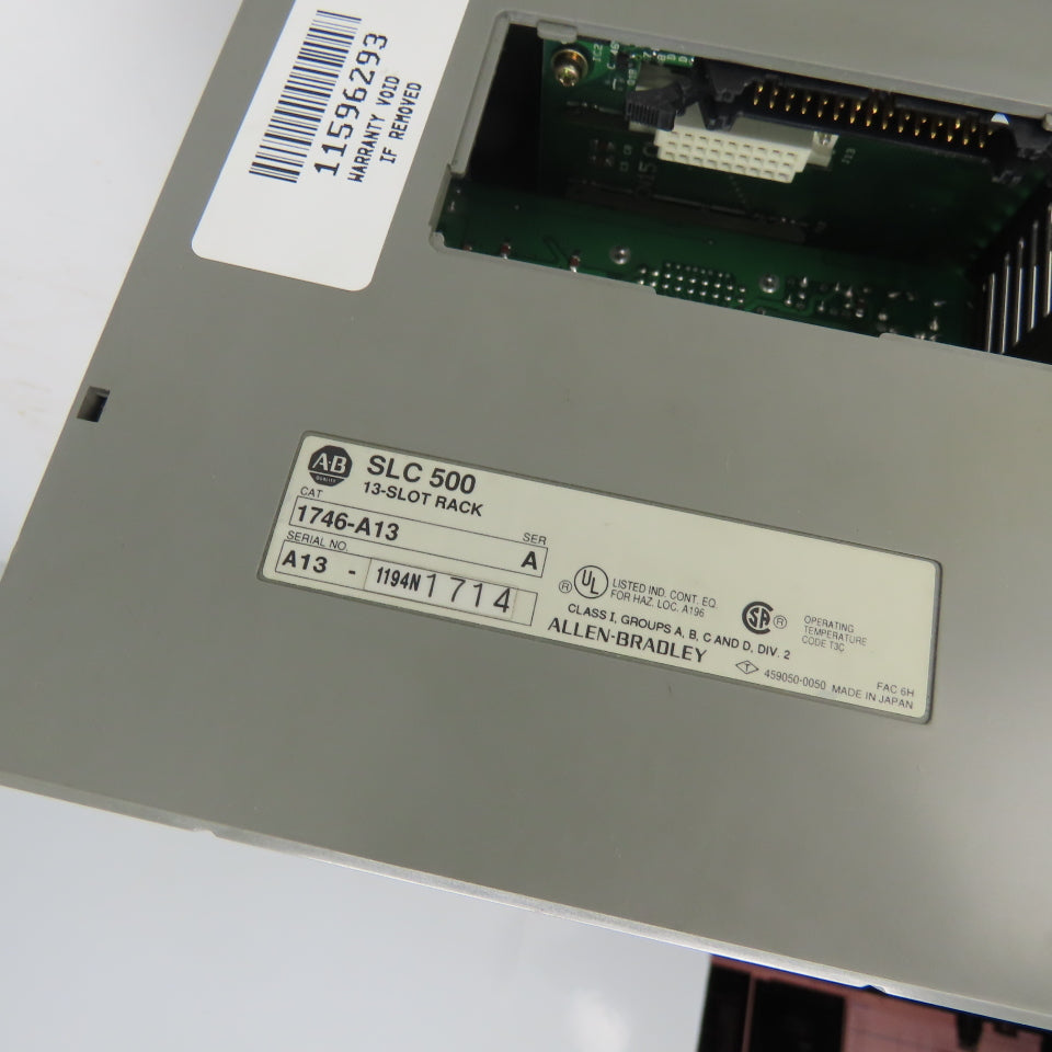 Allen-Bradley 1746-A13 SLC 500 13-Slot Chassis W/ 1746-P4 And I/O Modules