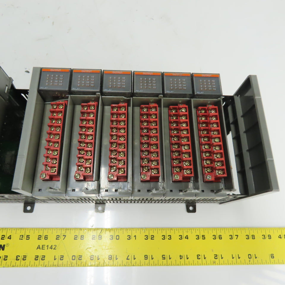 Allen-Bradley 1746-A13 SLC 500 13-Slot Chassis W/ 1746-P4 And I/O Modules