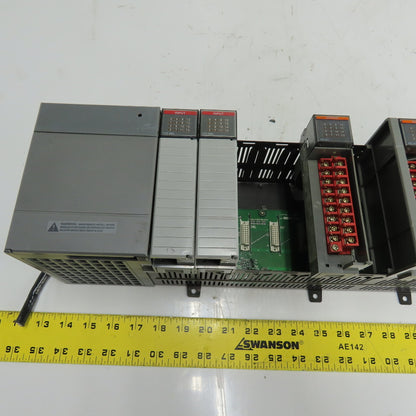Allen-Bradley 1746-A13 SLC 500 13-Slot Chassis W/ 1746-P4 And I/O Modules