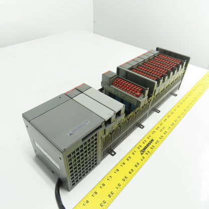 Allen-Bradley 1746-A13 SLC 500 13-Slot Chassis W/ 1746-P4 And I/O Modules