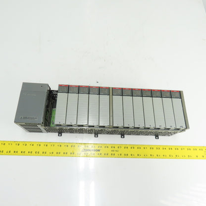 Allen-Bradley 1746-A13 SLC 500 13-Slot Chassis W/ 1746-P2 And 1746-IA16 Modules