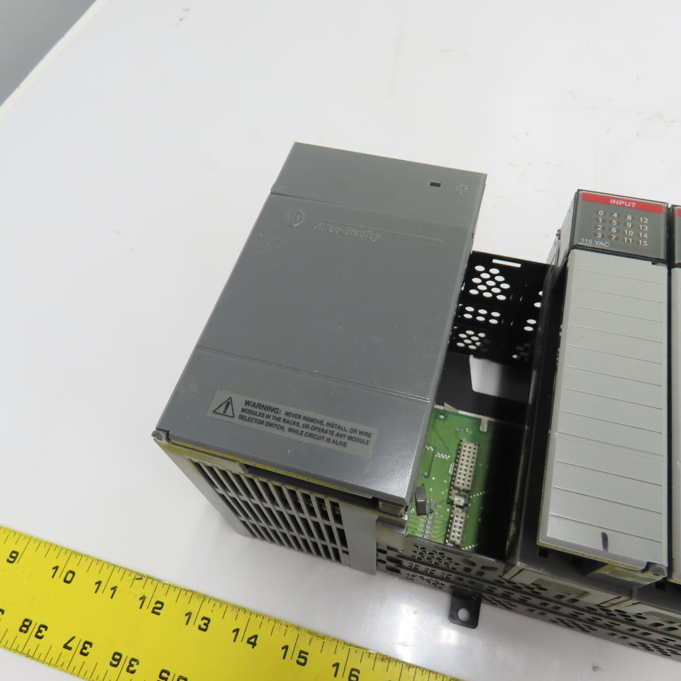 Allen-Bradley 1746-A13 SLC 500 13-Slot Chassis W/ 1746-P2 And 1746-IA16 Modules