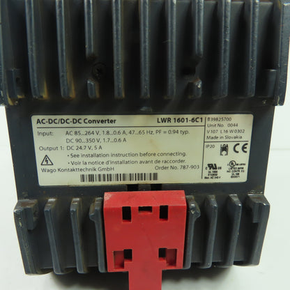 Wago 787-903 EPSITRON AC-DC/DC-DC Converter 24.7VDC 5A Output Power Supply