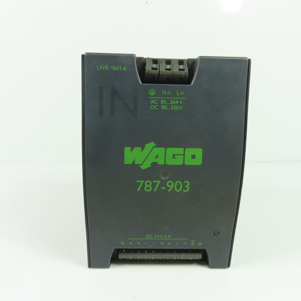 Wago 787-903 EPSITRON AC-DC/DC-DC Converter 24.7VDC 5A Output Power Supply