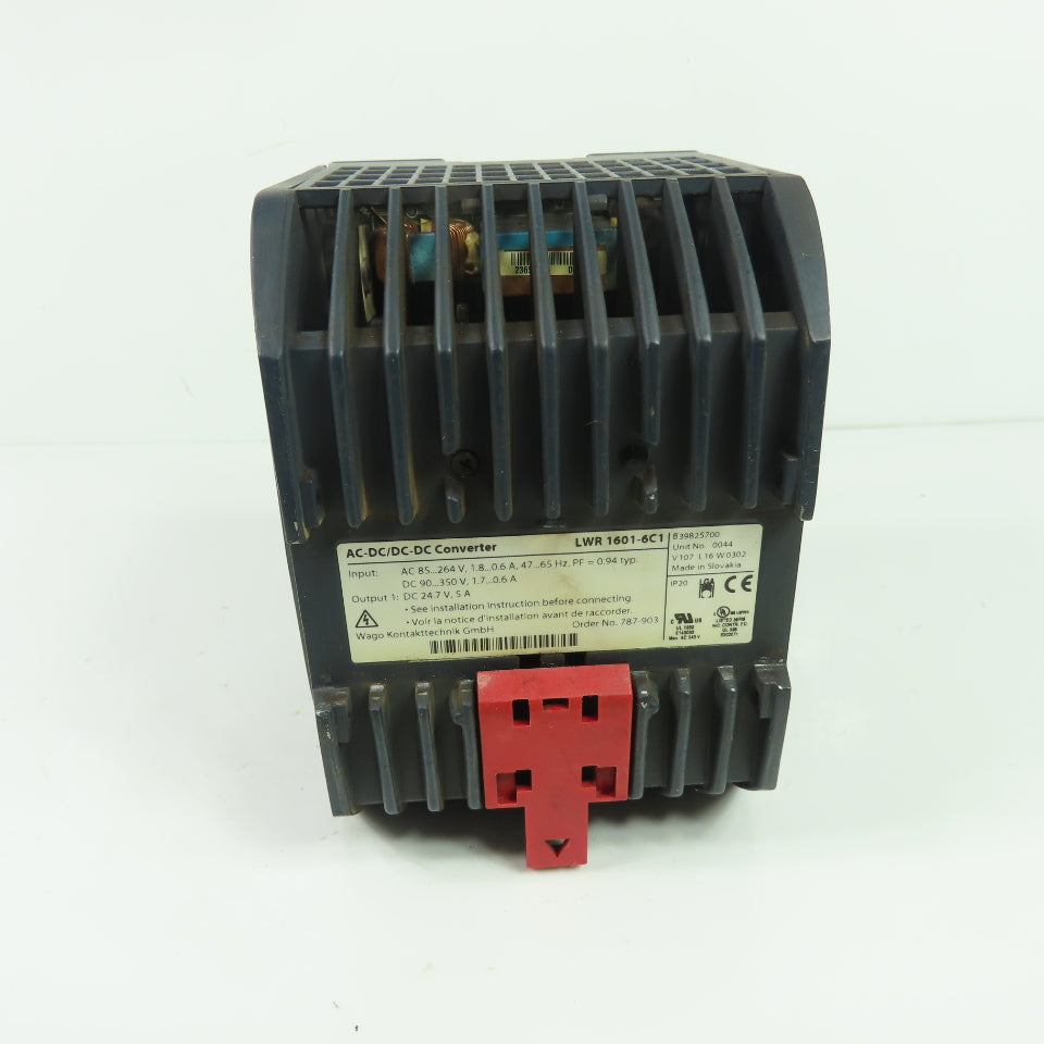 Wago 787-903 EPSITRON AC-DC/DC-DC Converter 24.7VDC 5A Output Power Supply